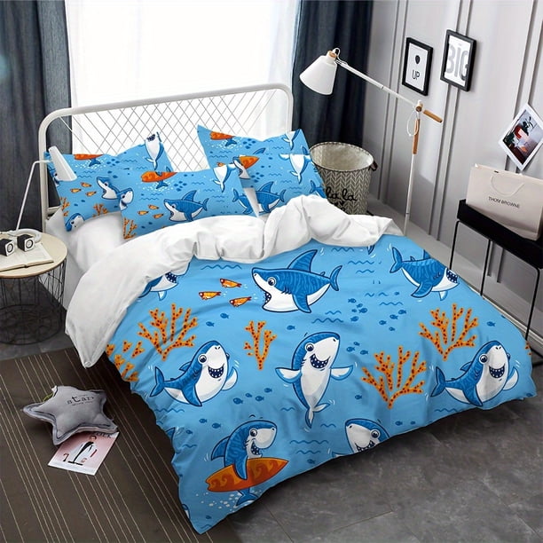 2/3-Pie-ce Quilt -Cover Be-dding Set Suit Di-gital Prin-ted Quilt C-over Lightw-eight D-ouble-Sid-ed Soft Micr-ofiber -Quilt Cover