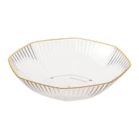 Bothyi - Plato De Resina Para Servir Platos De Boda Y Fiesta Para Decoración De Centro De Mesa Del Hogar Transparente