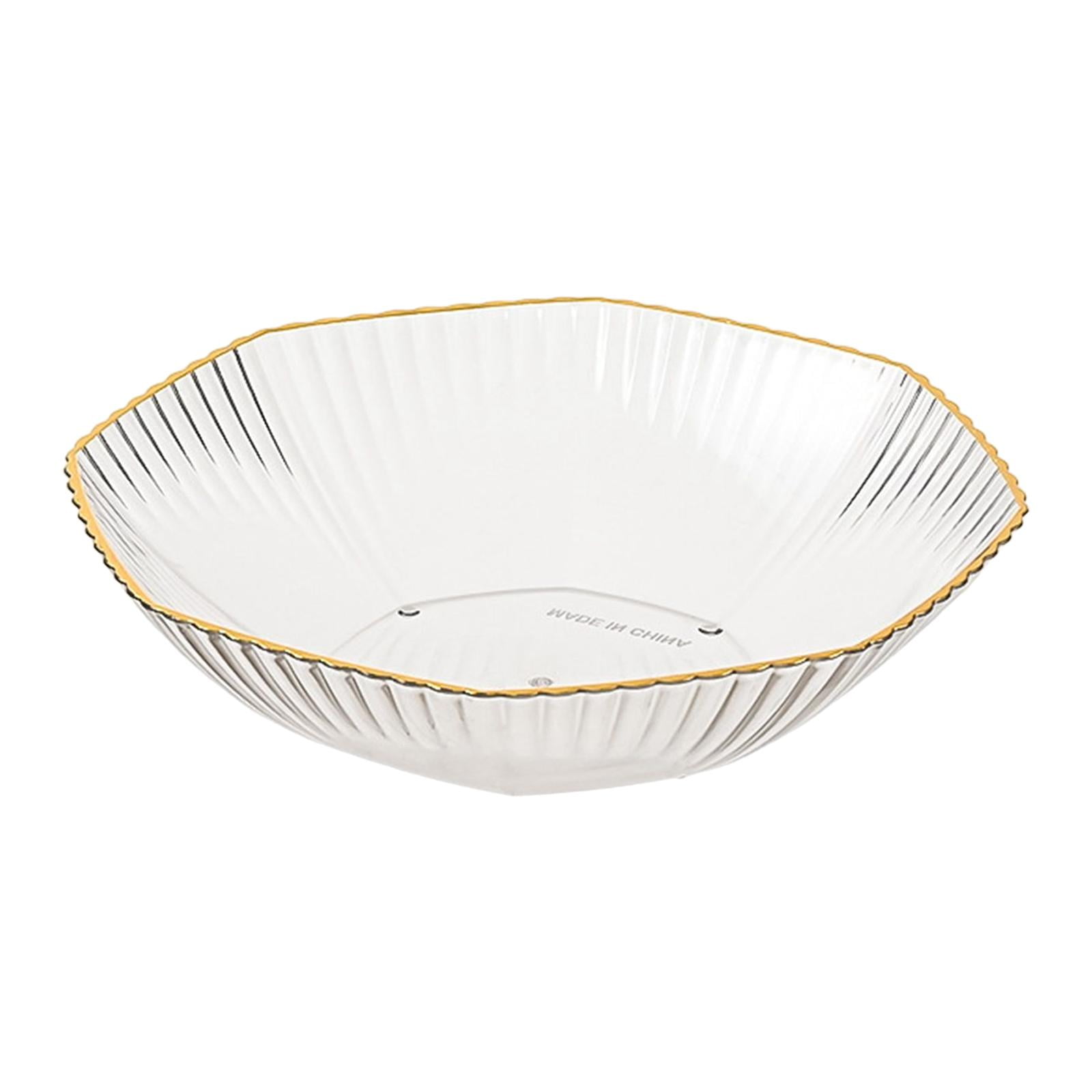 Bothyi - Plato De Resina Para Servir Platos De Boda Y Fiesta Para Decoración De Centro De Mesa Del Hogar Transparente