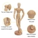 thumbnail image 3 of Modelo de figura artística Geytetqi, set de 8 maniquíes de madera de 20 cm, 3 of 7
