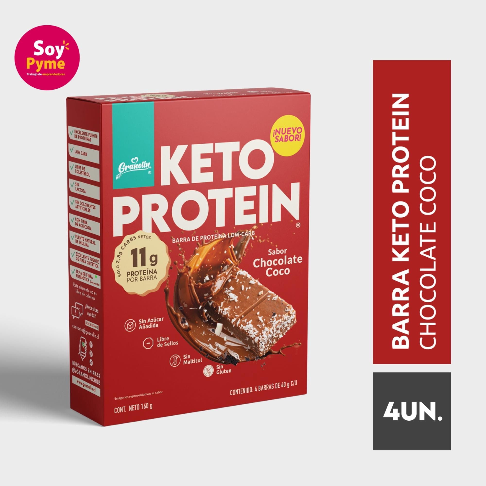 COCO商品 Barra de Proteína Keto Chocolate Coco, 40 g | Lider