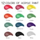 thumbnail image 2 of Set de Pintura Acrílica HissiCo 12 colores en botellas de 60 ml, 2 of 7