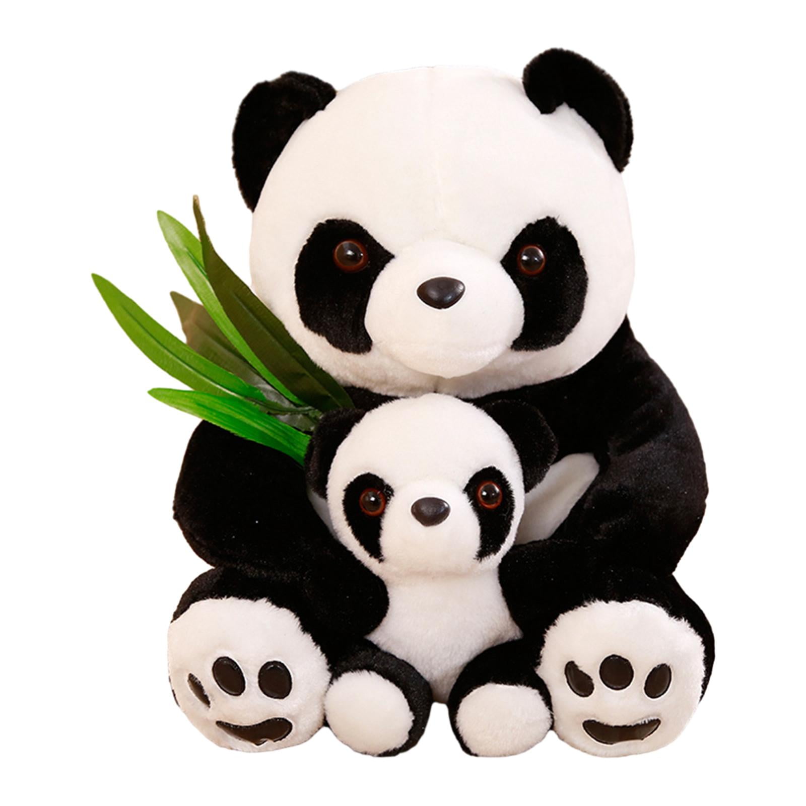 Magideal - Mamá Y Bebé Panda Animales De Peluche Animales Realistas Juguete De Peluche Regalos Del Día De San Valentín, Regalos De Cumpleaños Para Amigos, , 40cm