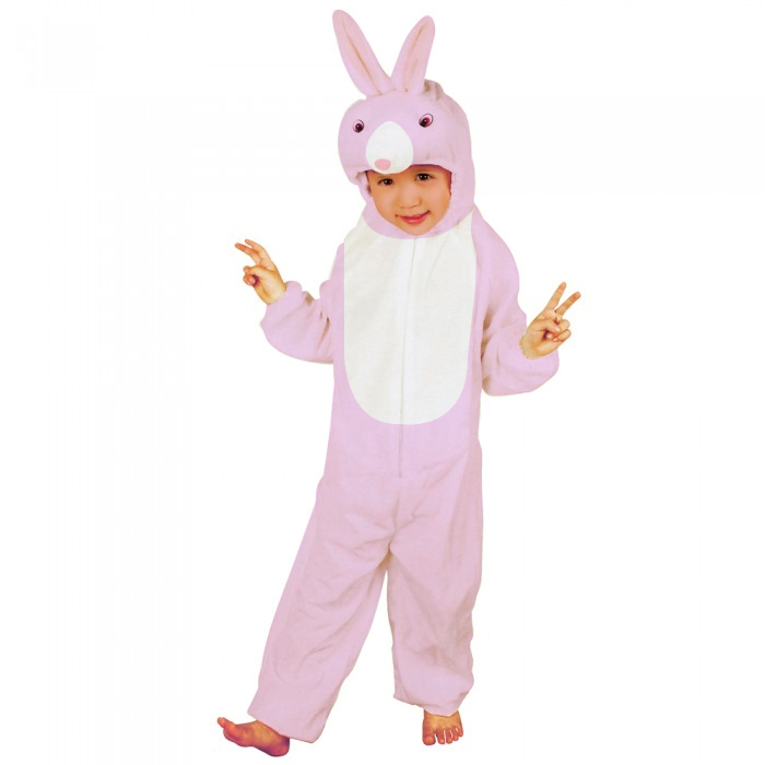 Tododisfraceschile - Disfraz Conejo Coneja Rosa Talla 9 A 11 Años