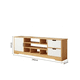 thumbnail image 5 of Rack Tv Nórdico Organizador Con 1 Puerta Lateral Grande y 2 Puertas Pequeñas 140x30x57 Cm, 5 of 5