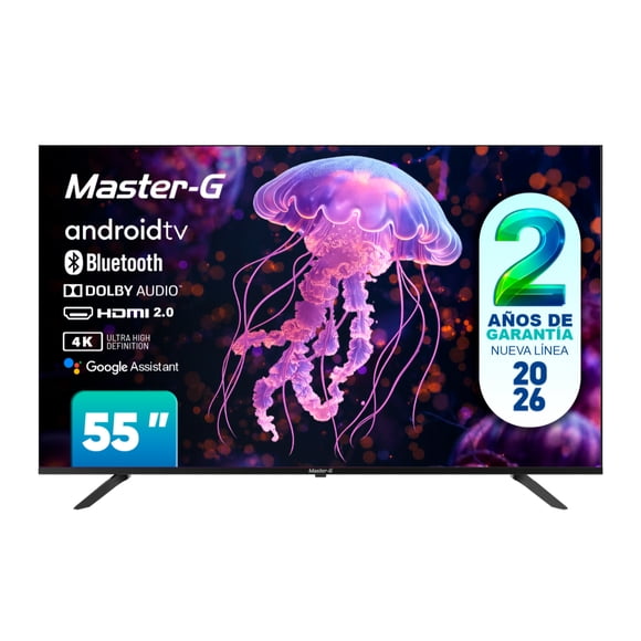 Smart TV Led 55" Android 4K Bluetooth MGAE55F Master-G