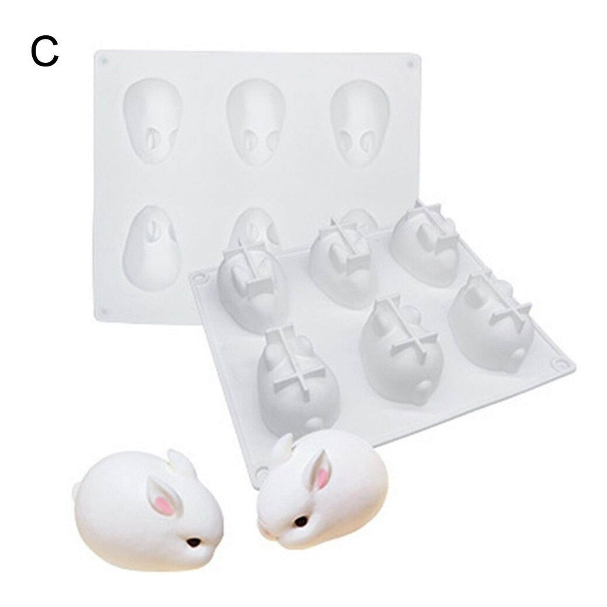 Genérico - Molde De Silicona Con Forma De Conejo Oriental En 3d Molde