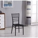 thumbnail image 5 of Pack 4 Sillas Chiavari Apilable Para Comedor Terraza Eventos Negras, 5 of 5