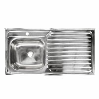 Imahe - Lavaplato Single Mural Con Secador Derecho 100X50X15Cm