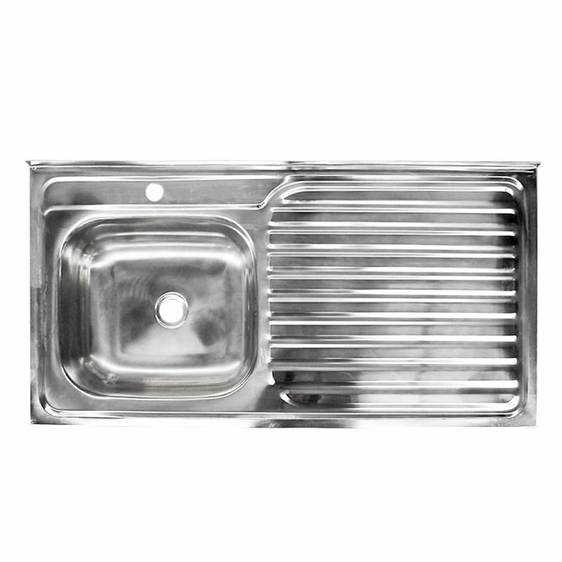 Imahe - Lavaplato Single Mural Con Secador Derecho 100x50x15cm