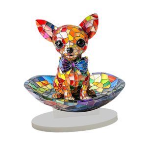 Magideal - Adorno Acrílico 2D Plano, Figura De Mesa, Decoración De Mesa, Regalo, Letrero Acrílico Para Perro, Estatua De Cachorro Para Fiesta, Chimenea, Vacacion Sesión