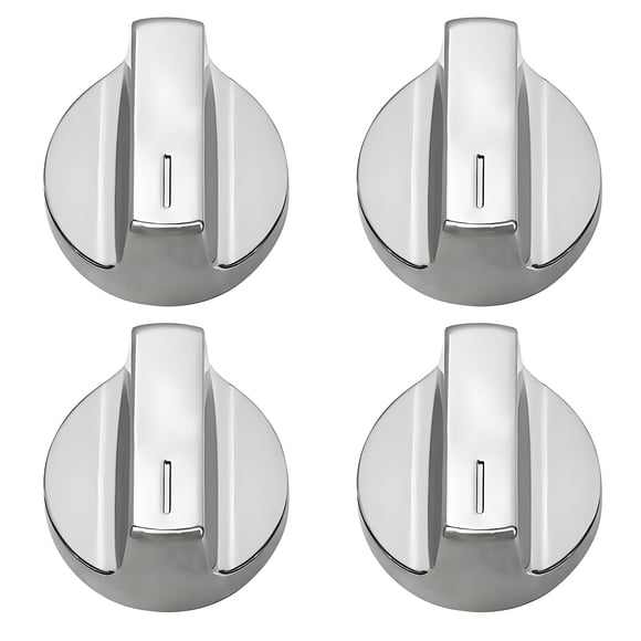 Perillas de estufa de gas Gesleben para Whirlpool W11517331 W10850027, 4 unidades