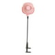 thumbnail image 3 of Mini Ventilador USB, Ventilador Personal Para Mochilero, Coche, Silencioso, 3 Velocidades, Ventilador Con Clip Para Oficina, Color Rosa, 2200mAh, 3 of 3