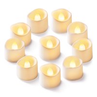 Velas De Té Led Sin Llama Homemory, Paquete De 12 Unidades, 240 Ml
