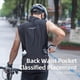 thumbnail image 3 of Cortavientos Rockbros Con Mangas Extraíbles 2 En 1 Bicicleta negro S, 3 of 7