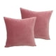 thumbnail image 4 of 2 Fundas De Almohada Suaves Para Fundas De Cojines Para El Hogar, Sala De Estar, Color Rosa, 4 of 5