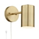 thumbnail image 2 of Lámpara de pared Carla con iluminación 360, moderna, latón pulido y metal dorado, 2 of 9