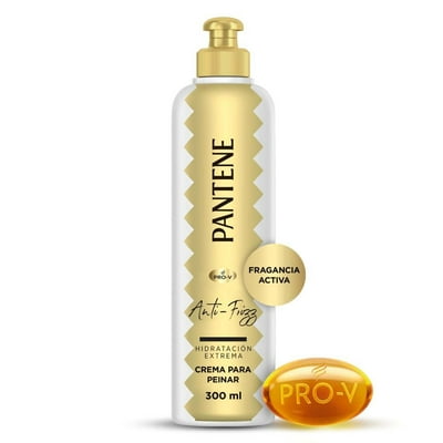 Crema De Peinar Pro-V Hidratación Extrema Anti Frizz 300 Ml Pantene