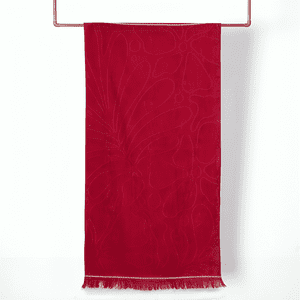 Toalla De Playa 3D 80×160 Cm. Algodón Jacquard/ Flores Fucsia – Mashini