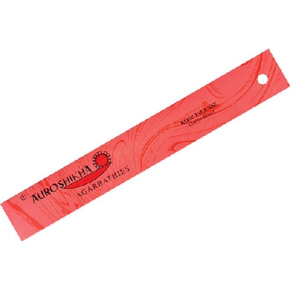 Incienso Auroshikha Rosa 21 cm – 15 varillas