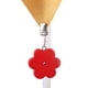 thumbnail image 2 of Juego de 4 pinzas para mantel, diseño de flores rojas, TwoFish Home, 2 of 7