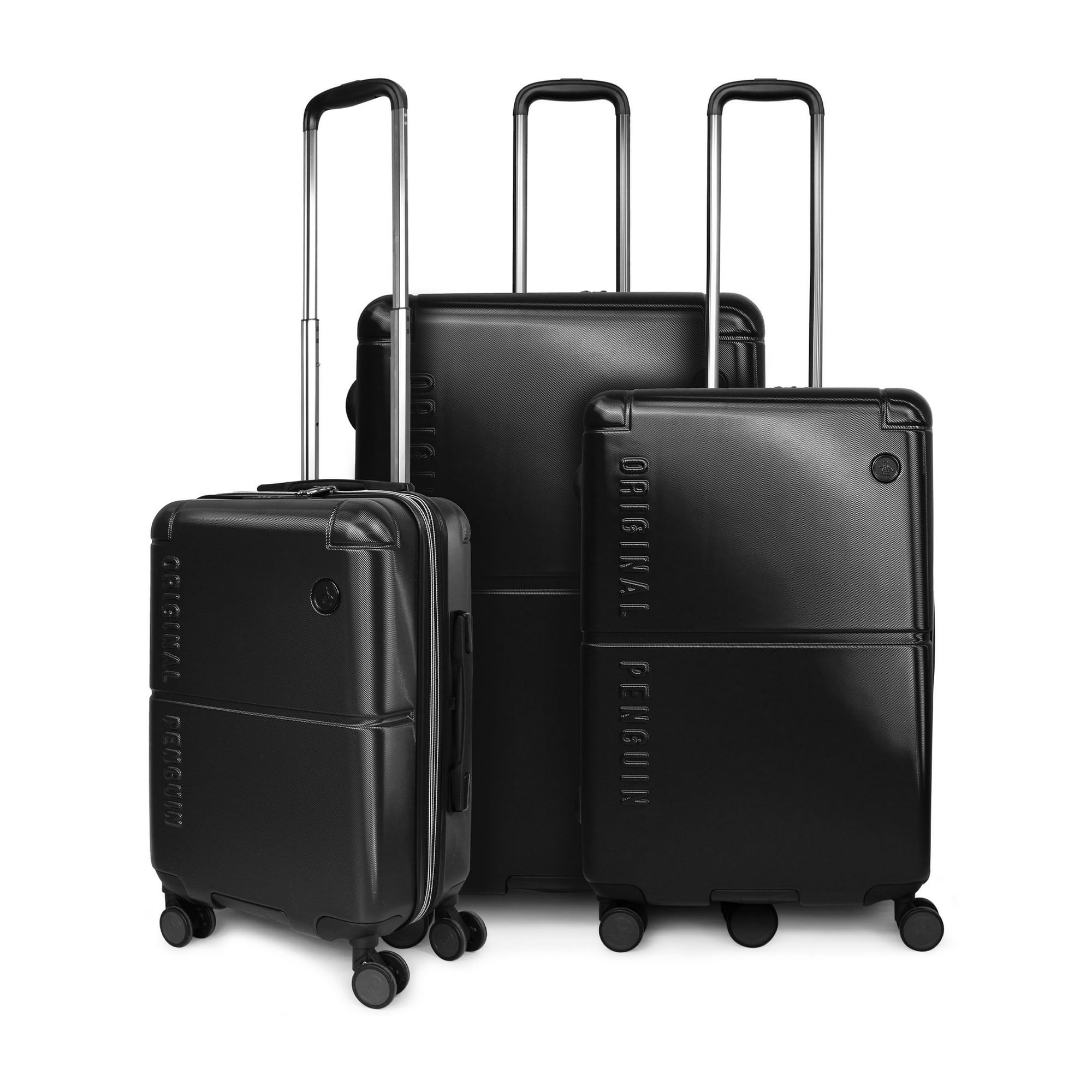 Penguin - Set 3 Maletas S+m+l Roma Negro