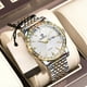 thumbnail image 3 of Explojoy Reloj de Moda Casual para Hombre Impermeable de Cuarzo Movimiento Día Fecha Reloj de Pulsera de Acero Inoxidable, 3 of 9