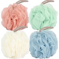 Esponjas De Baño Fu Store Esponja De Lufa Para Ducha 50G 4 Colores Paquete De 4
