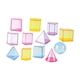 thumbnail image 4 of 12 Piezas Bloques De Formas Geométricas Bloques De Patrones Para La Primaria De Jardín De Infantes, 4 of 5