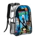 thumbnail image 2 of Monstruos vs. AlienígenasMochila transparente temática, resistente y duradera, bolsa see-through para trabajo, deporte, universidad y viaje, 31 × 43 cm, 2 of 6