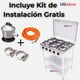 thumbnail image 4 of Cocina Encimera a Gas Licuado 5 Platos con Mesa + Kit de Instalación Cocinilla Blanco, 4 of 9