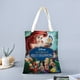 thumbnail image 2 of My Little Mermaid: Ariel, la Princesa Bolso de tela con estampado de lienzo para mujer, bolsa de compras reutilizable y estética, con cremallera interior, regalo para mujer,38*45cm., 2 of 6