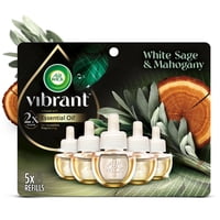 Recambio De Aceite Perfumado Air Wick Plug In, Salvia Blanca Y Caoba