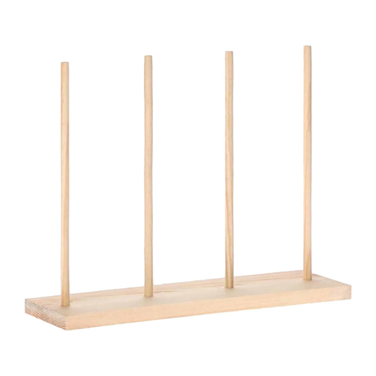 Bothyi - Organizador De Cintas De Madera Con Soporte Para Escritorio, Ideal Para Tiendas Minoristas.