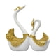 thumbnail image 5 of Lovely Swan Lover Estatua Estatuillas De Animales Interior Habitación Para Niños Decoración Para El Hogar Blanco, 5 of 5
