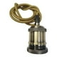 thumbnail image 1 of Soquete E27 Bronce Metálico Vintage Iluminación Hogar, 1 of 5