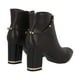 thumbnail image 4 of Botin Casual Mujer Café/Dorado Taco Medio Tini Police, 4 of 5