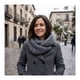 thumbnail image 1 of Bufanda Cuello Estilo Punto Inglés Lana Invierno Abrigado, 1 of 5