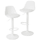 thumbnail image 1 of Pack 2 Taburetes Eames Base Blanca para Cocina o Bar Blanco, 1 of 7
