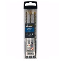 Alpen - Set 3 Brocas Concreto Sds Plus 5 / 6 / 8 Mm X 160 Mm - F4