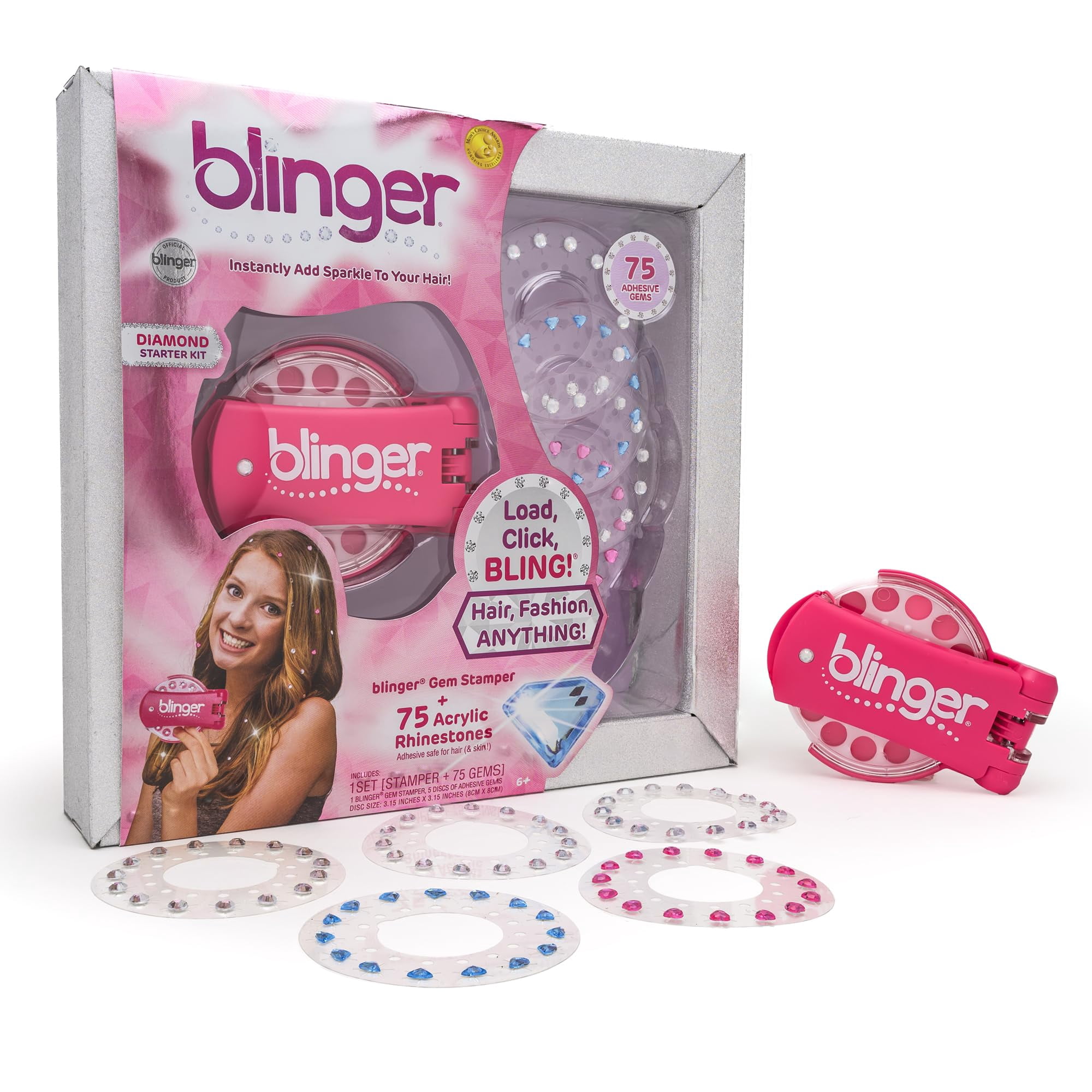 Kit De Inicio De La Colección Blinger Diamond Con Estampado De Gemas