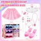 thumbnail image 4 of Ropa de vestir de princesa AINIOKA para niñas de 4 a 6 años con accesorios, 4 of 7