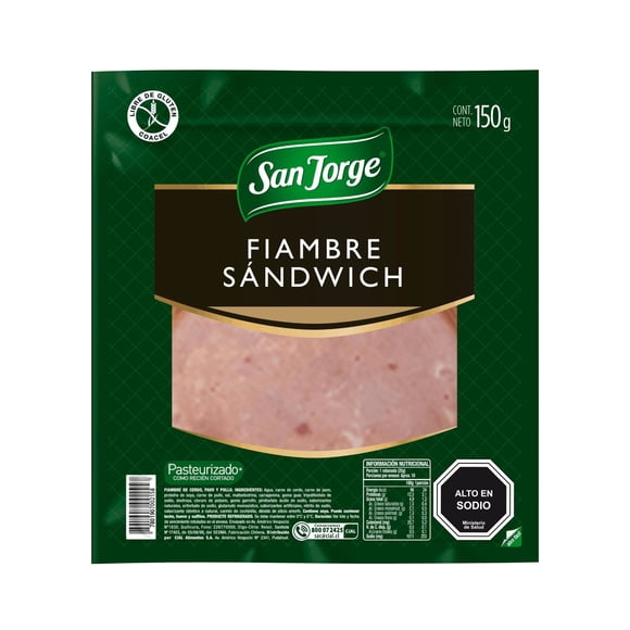Fiambre sándwich, 150 g