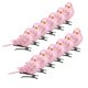 thumbnail image 1 of 12pcs mini pájaros decorativos artificiales de la espuma de bling para el rosa de los artes, 1 of 5