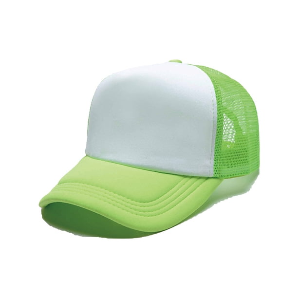 Candy-Colored Baseball Cap: Unisex Trendy Mesh Breathable Trucker Hat for Men & Women