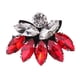 thumbnail image 5 of apliques de perlas de cristal rhinestone buttterfly apliques para la costura de ropa de color rojo, 5 of 5
