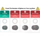 thumbnail image 2 of Llave de vaso de ajuste de 6 puntas para tuercas de seguridad de 6 estrías - Pared delgada (diámetro de 20,5 mm) - Compatible con vasos hexagonales de 17 mm y 19 mm (3/4) - 1 pieza, 2 of 6