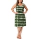 thumbnail image 2 of Agnes Orinda Tallas Grandes Vestidos de Verano sin Mangas con Diseño Tie Dye para Mujeres Vestido de Playa Camiseta Vestido Casual Suelto de Tirantes 4X Verde Militar, 2 of 6