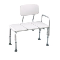 First Care - Silla De Ducha De Transferencia Con Respaldo Para Baño