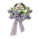 thumbnail image 1 of Guirnalda de puerta delantera de Pascua, corona decorativa colgante para pared de salón, flor Artificial, mano de obra exquisita rústica hecha a mano , Los 50cm, 1 of 5
